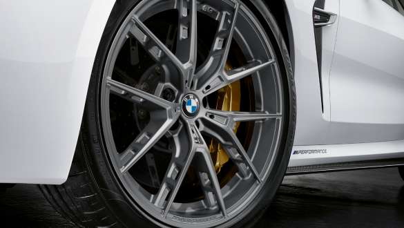 20 colių M Performance kaltiniai ratlankiai Y-Spoke Style 863 M matinės pilkos Ferric Grey spalvos Performance Parts dalys BMW M8 kupė F92 LCI Facelift 2022 20 colių M Performance kaltiniai ratlankiai Y-Spoke Style 863 M matinės pilkos Ferric Grey spalvos Performance Parts dalys BMW M8 kupė F92 LCI Facelift 2022